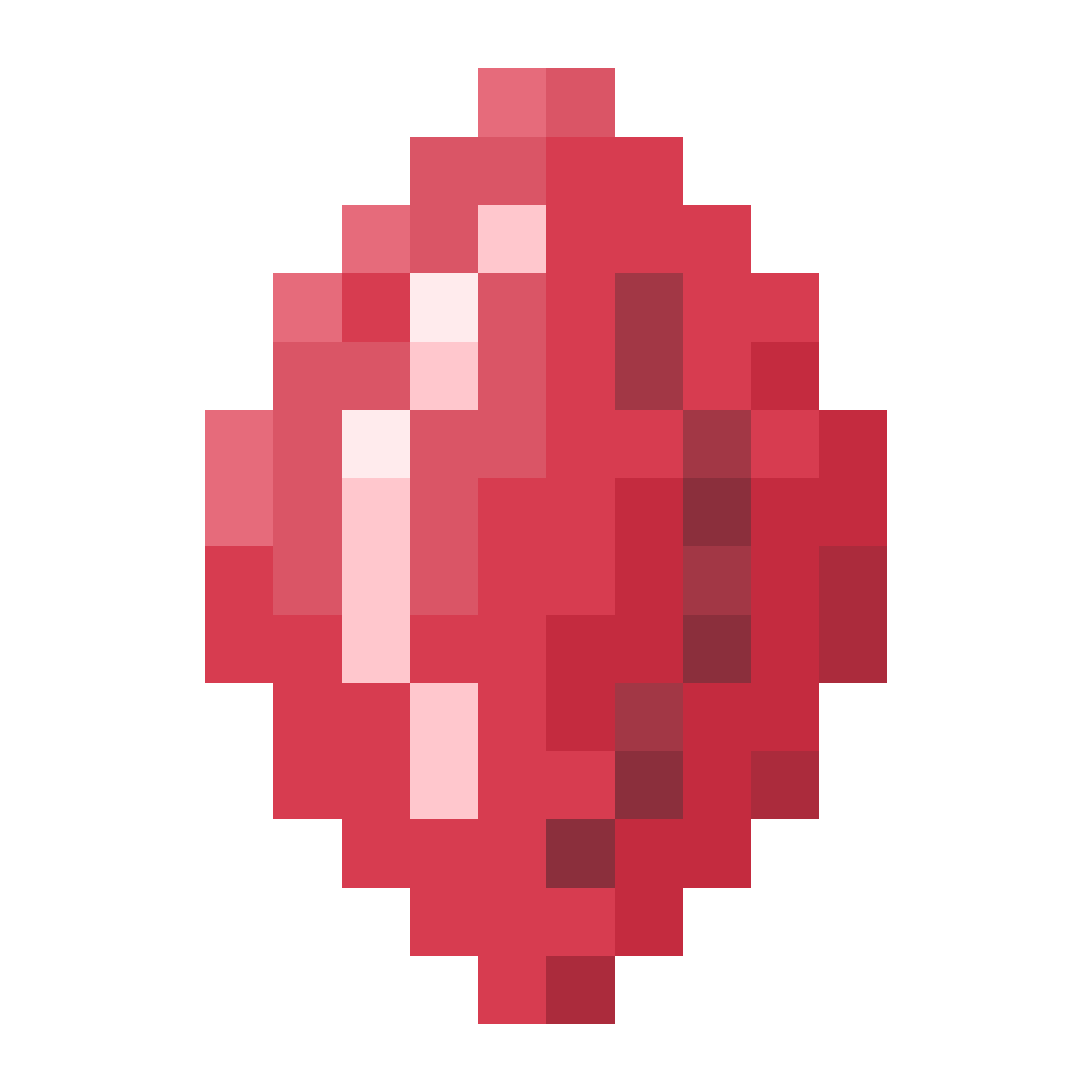 rubis rouge pixel art