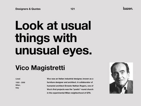 quote Vico Magistretti