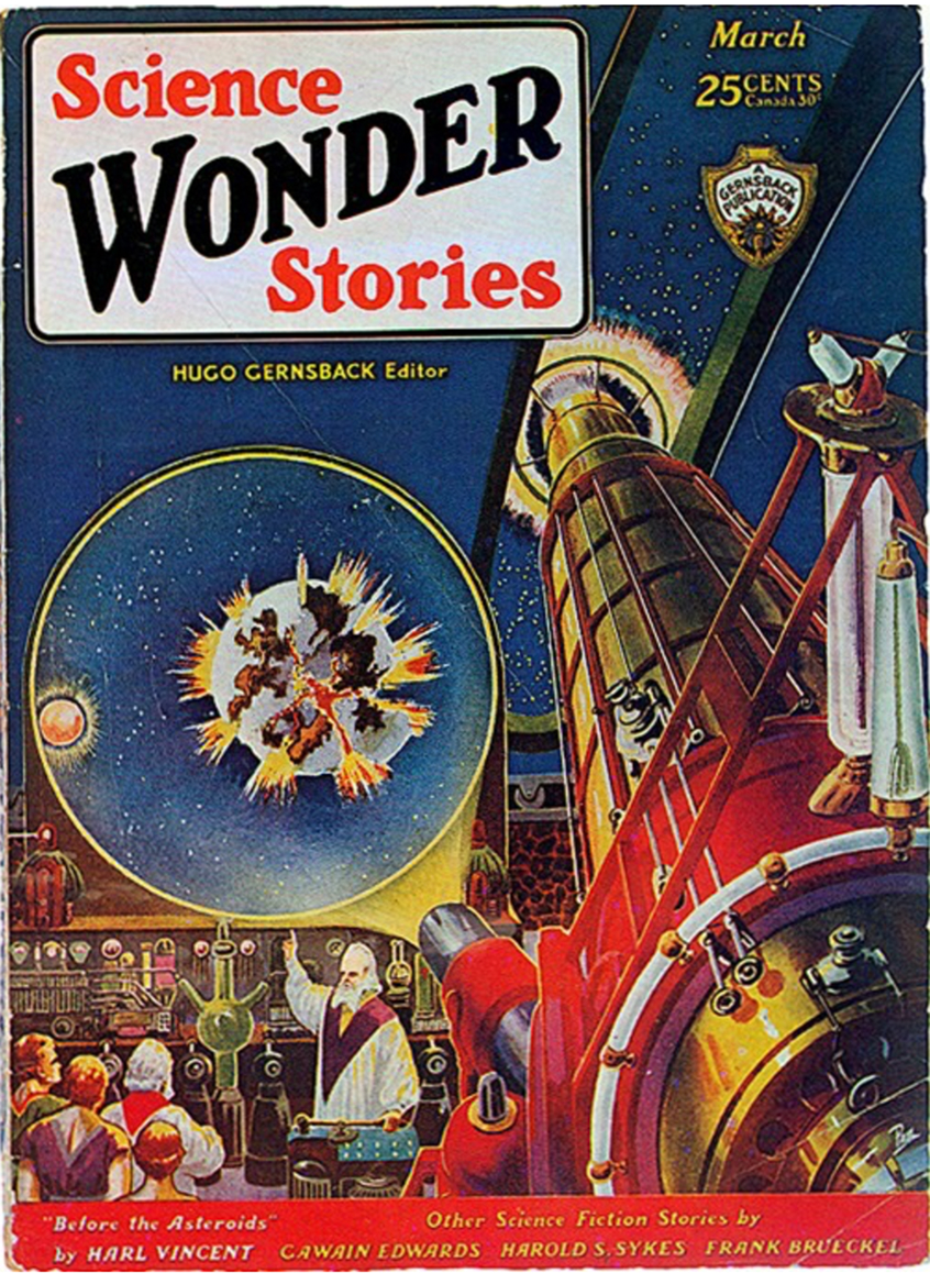 Couverture par Frank R. Paul