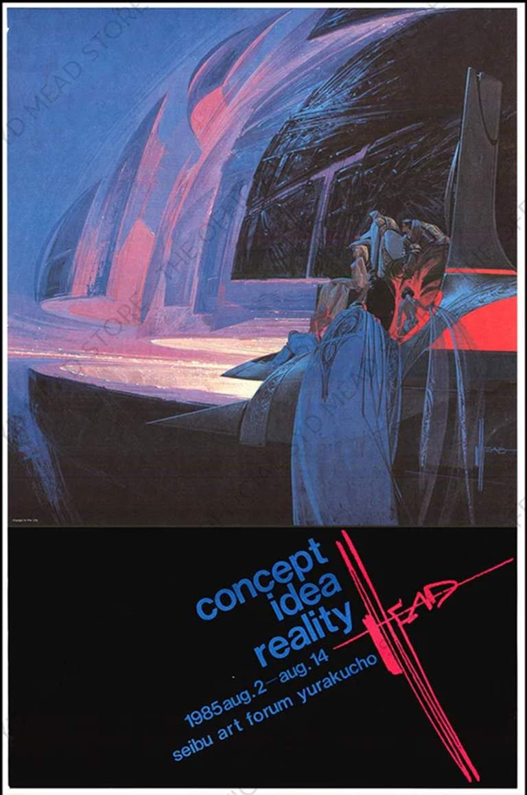 Affiche / couverture par Syd Mead