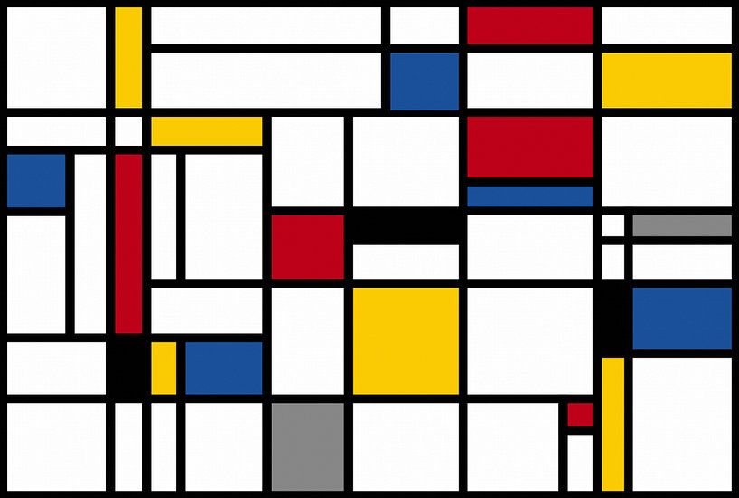 Composition de Piet Mondrian