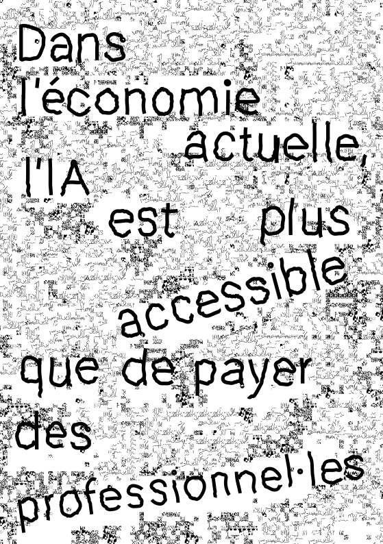 Dans l’économie actuelle, utiliser l’IA est plus accessible que de payer des professionnel·les