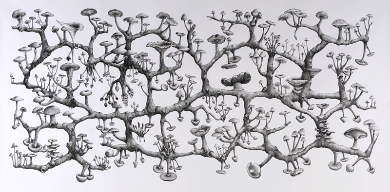 Mycelium Rhizome (2008), Richard Giblett